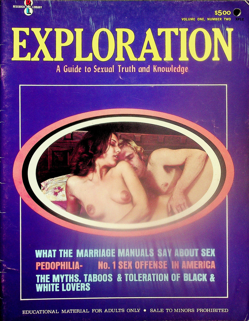 Exploration Magazine Guide To Sexual Truth and Knowledge vol.1 #2  1972    122025lmp
