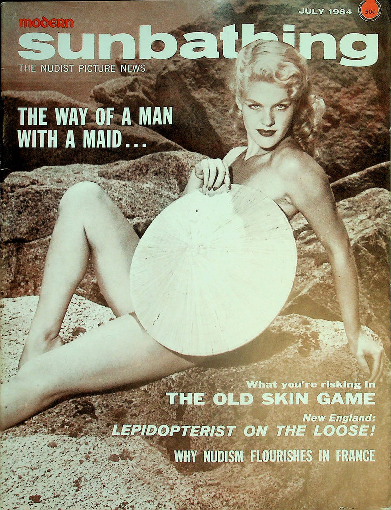 Modern Sunbathing Nudist Magazine  The Way Of A Man With A Maid... July 1964      051926lmp