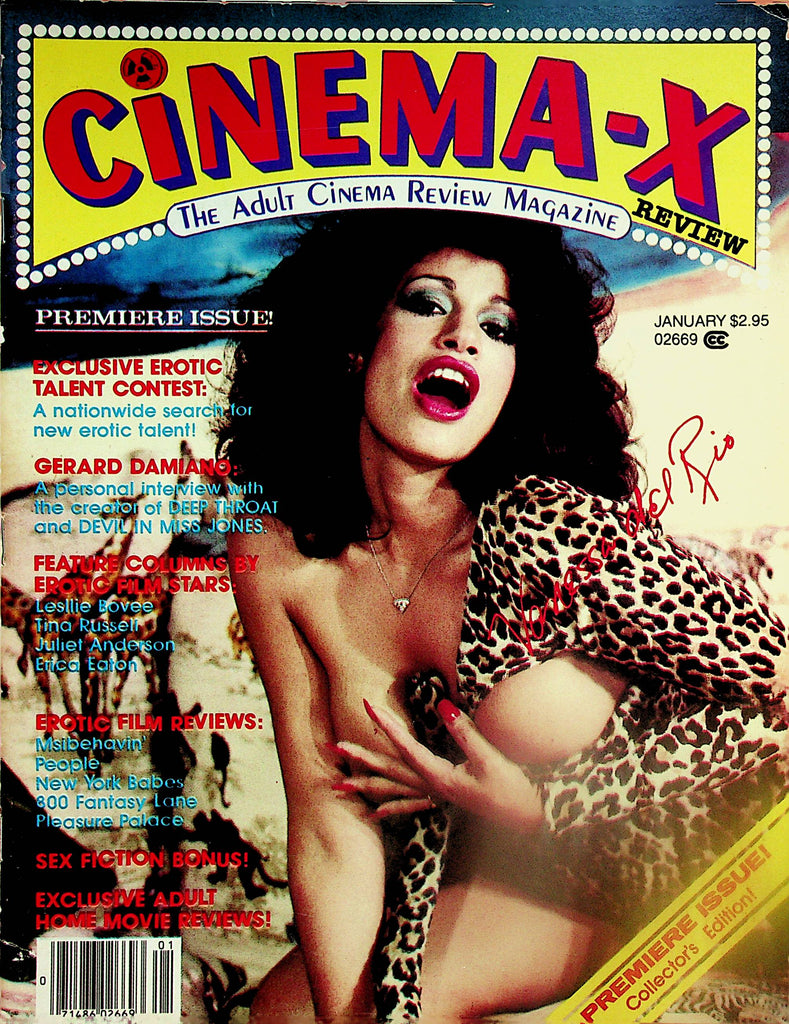 Cinema-X Magazine Vanessa Del Rio  January 1979  Premiere Issue   052424lm-p2