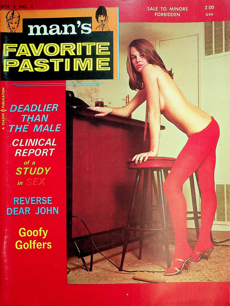 Man's Favorite Pastime Magazine  Study In Sex/ Goofy Golfers   vol.5 #2  1968    060626lmp-GSC