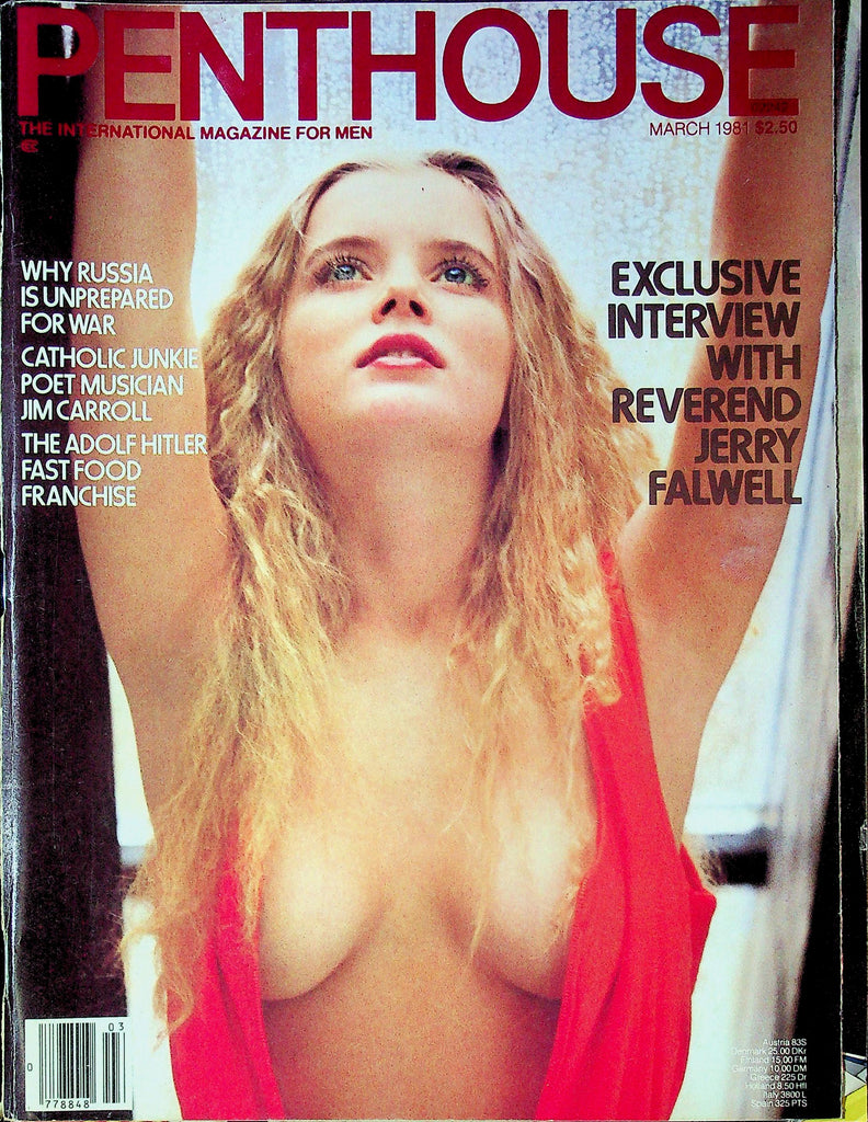 Penthouse Magazine Ft. Jerry Falwell March 1981 101525RP-