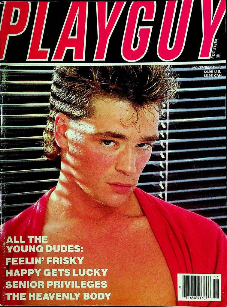 Playguy Gay Men's Magazine Strapped In November 1986 121724RP