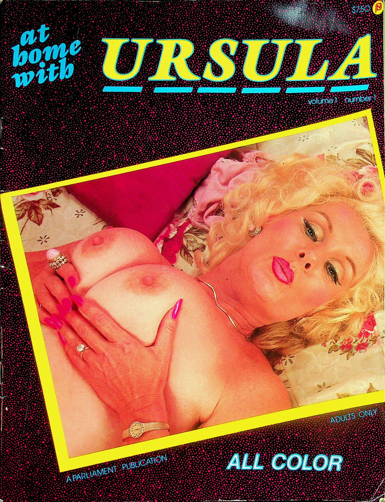 At Home With Ursula Magazine  vol.1 #1 1985    061926lmp-GSC