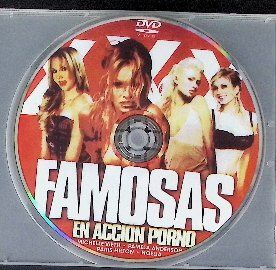 Famosas en Accion Porno ft. Michelle Vieth, Pamela Anderson, Paris Hilton Spanish Adult DVD 120925AKDVD-A34