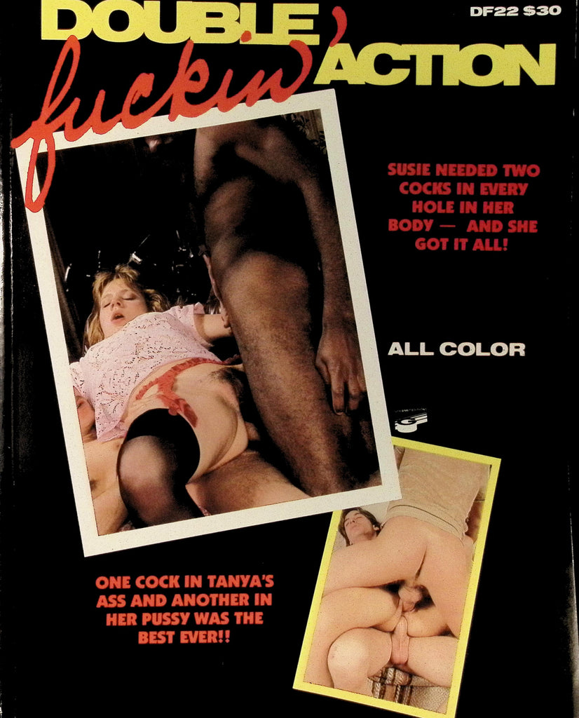 Double Fuckin Action Interracial DP Double Penetration ALL COLOR Magazine 1986 Gourmet Edition DF22 Cock Sucking & Fucking Anal 061126AMP