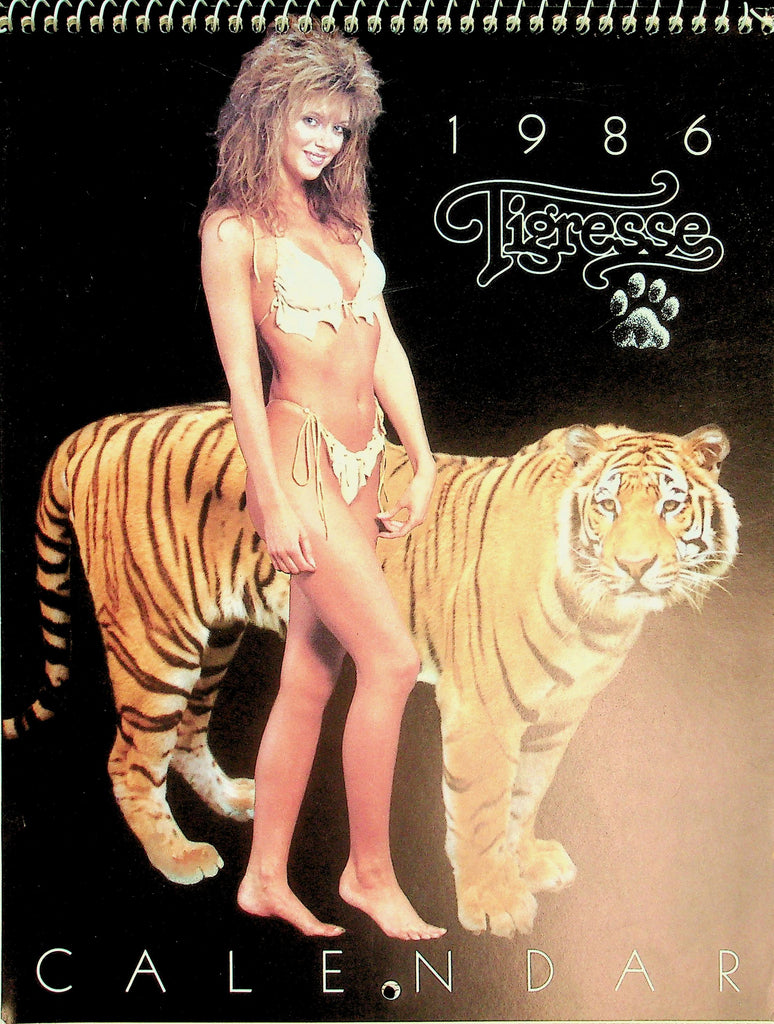 1986 Tigress Wall Calendar  Beautiful Sexy Ladies!   072226lmp-GSC