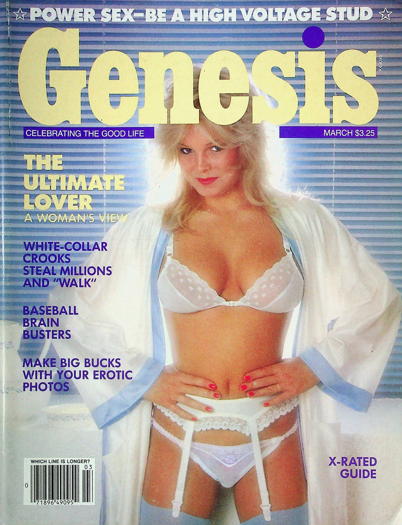 Genesis Men's Magazine Ultimate Lover A Woman's View March 1984 062424RP