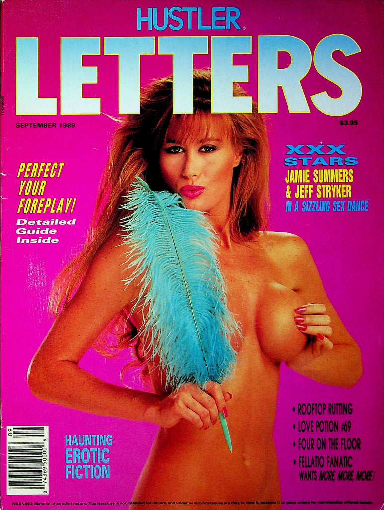 Hustler Letters Magazine Jamie Summers September 1989 092723RP