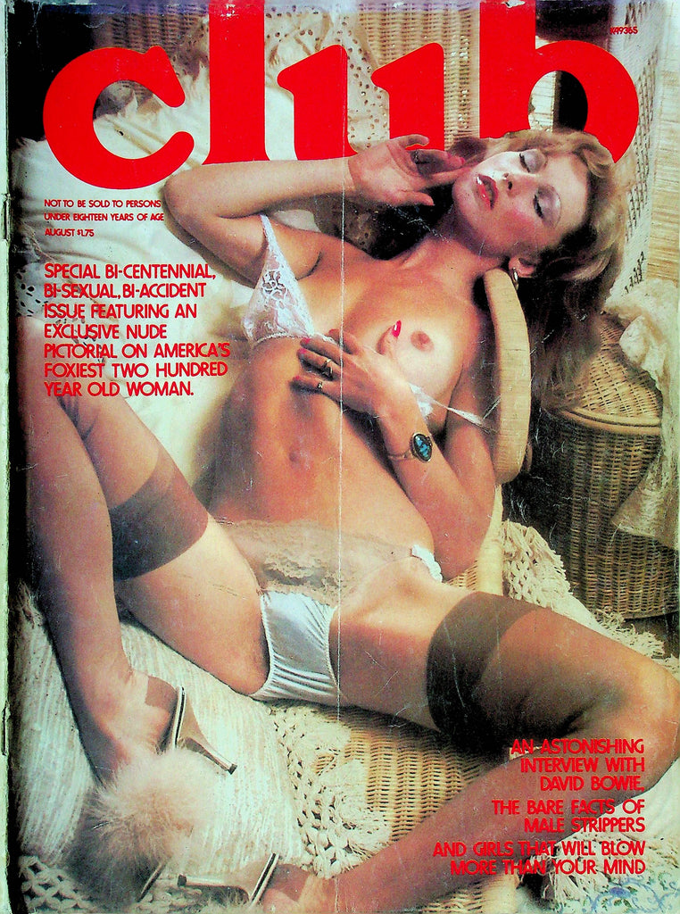 Club Magazine David Bowie August 1976 052824RP