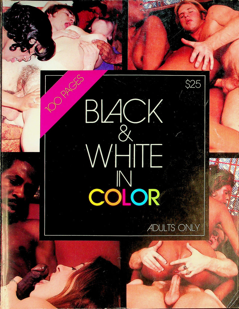 Black & White In Color Magazine  Interracial Sex Partners  #1 1980's  100 Pages  072826lmp-GSC