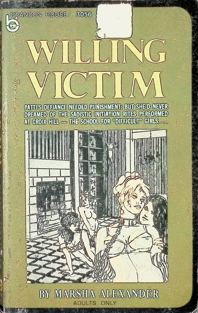 Willing Victim by Marsha Alexander Brandon House 3056 1969 Adult Erotic Paperback Novel-053024AMP