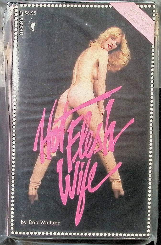 Hot Flesh Wife by Bob Wallace GR2345 October 1983 Greenleaf Adult Paperback Novel-073124AMP2