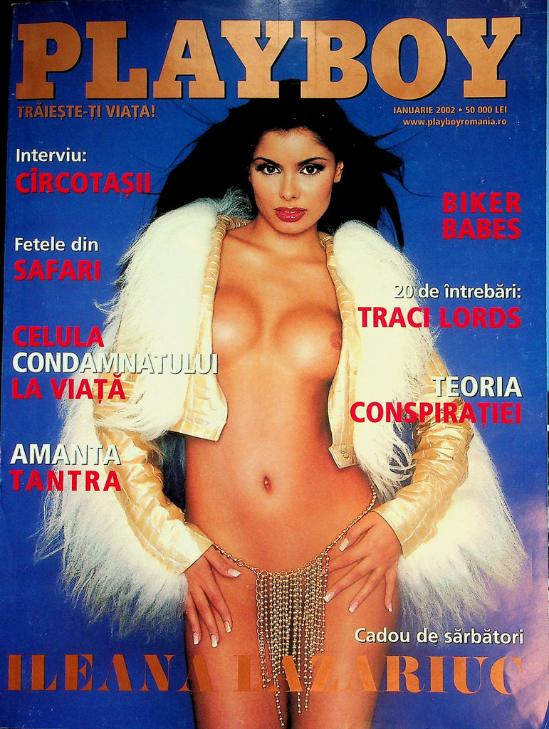 Playboy Romania International Magazine   Ileana Lazariuc / Centerfold Playmate Cara Wakelin / Biker Babes  January 2002   031126lmp