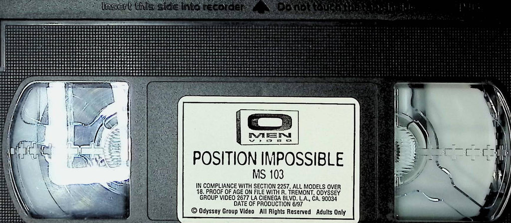 Position Impossible Odyssey Group Video Gay VHS 1997 103024JKVHS