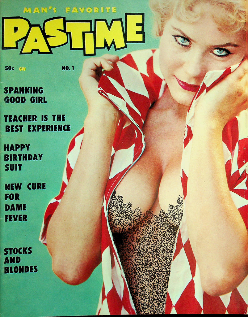Man's Favorite Pastime Magazine  Happy Birthday Suit / Teacher Is The Best Experience  #1  1959   091926lmp-GSC