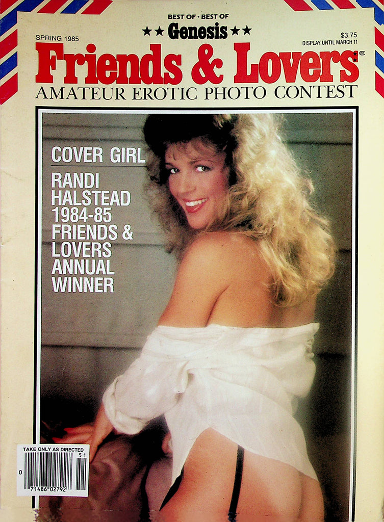 Best Of Genesis Friends & Lovers Amateur Photo Contest Magazine  Covergirl Randi Halstead  Spring 1985    020725lm-p