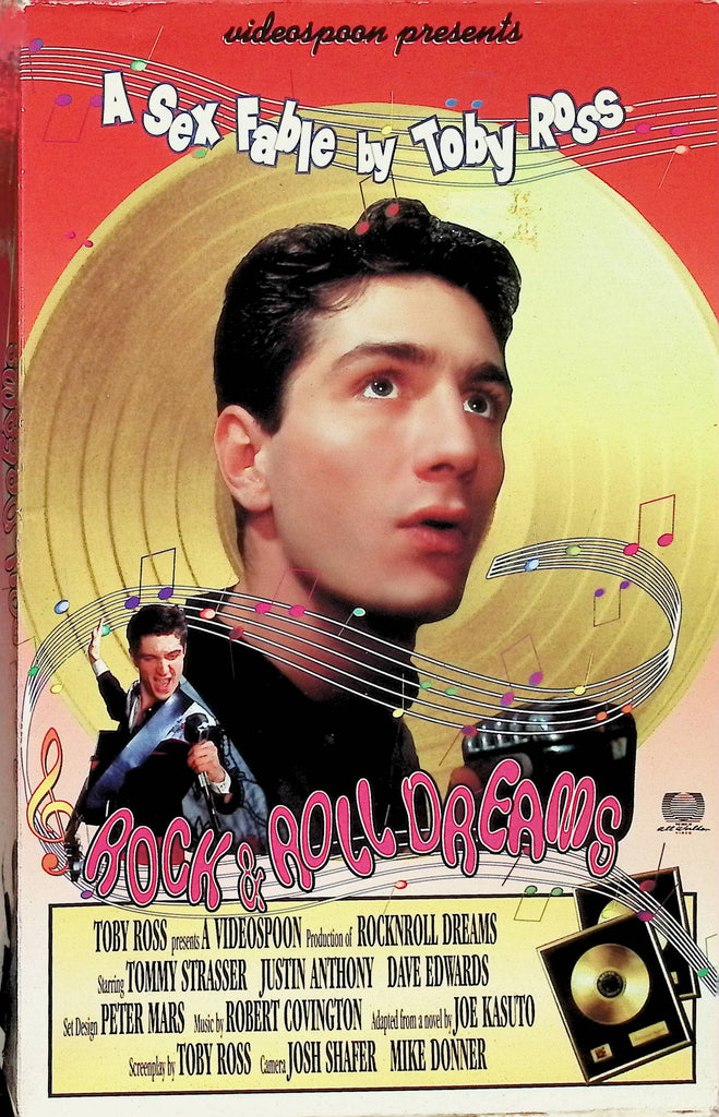 Rock & Roll Dreams A Sex Fable by Roby Ross Videospoon Ronny Strasser 1996 Gay Male VHS 091924AMPVHS