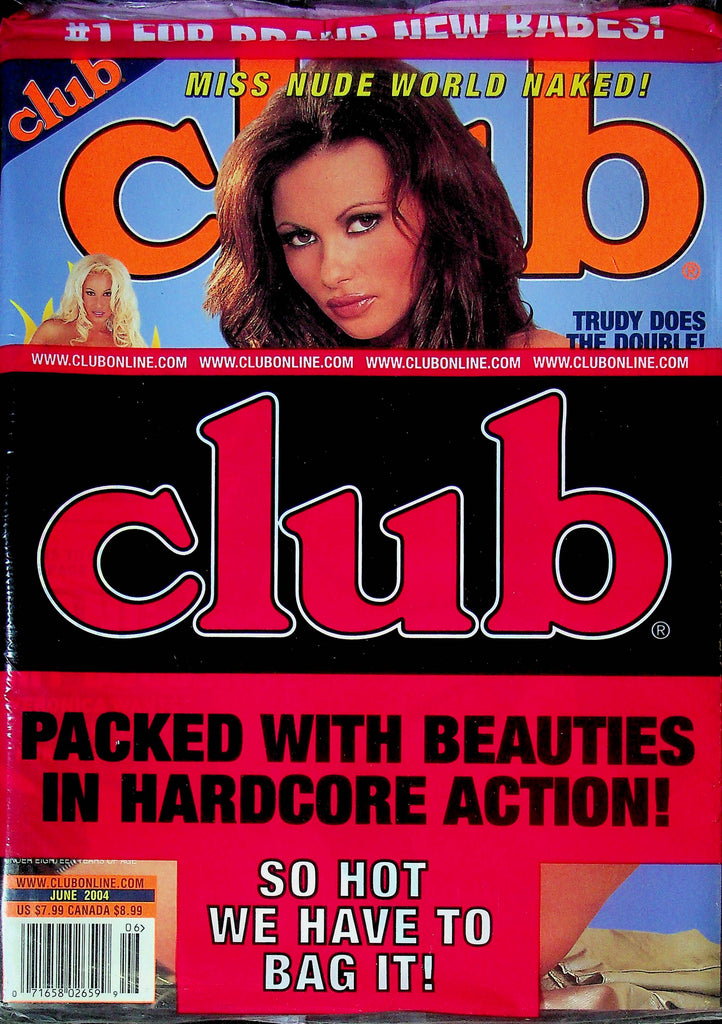 Club Magazine Trudy Does The Double June 2004 SEALED 040124RP