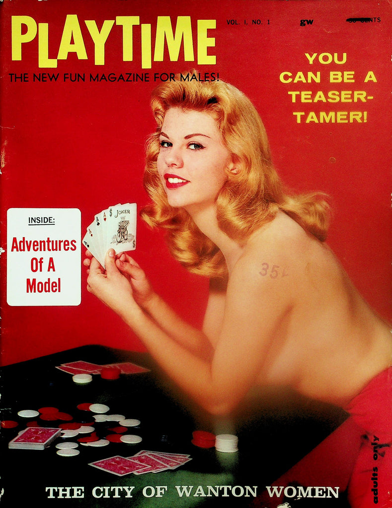 Playtime Magazine  Adventures Of A Model / The City Of Wanton Women  vol.1 #1  1960's    112825lmp2