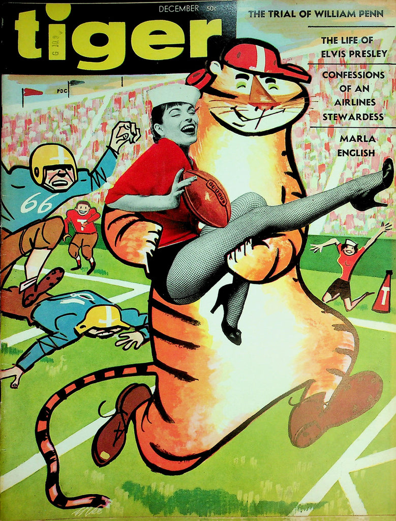 Tiger Vintage Magazine  Marla English / The Life Of Elvis Presley  December 1956   061426lmp-GSC