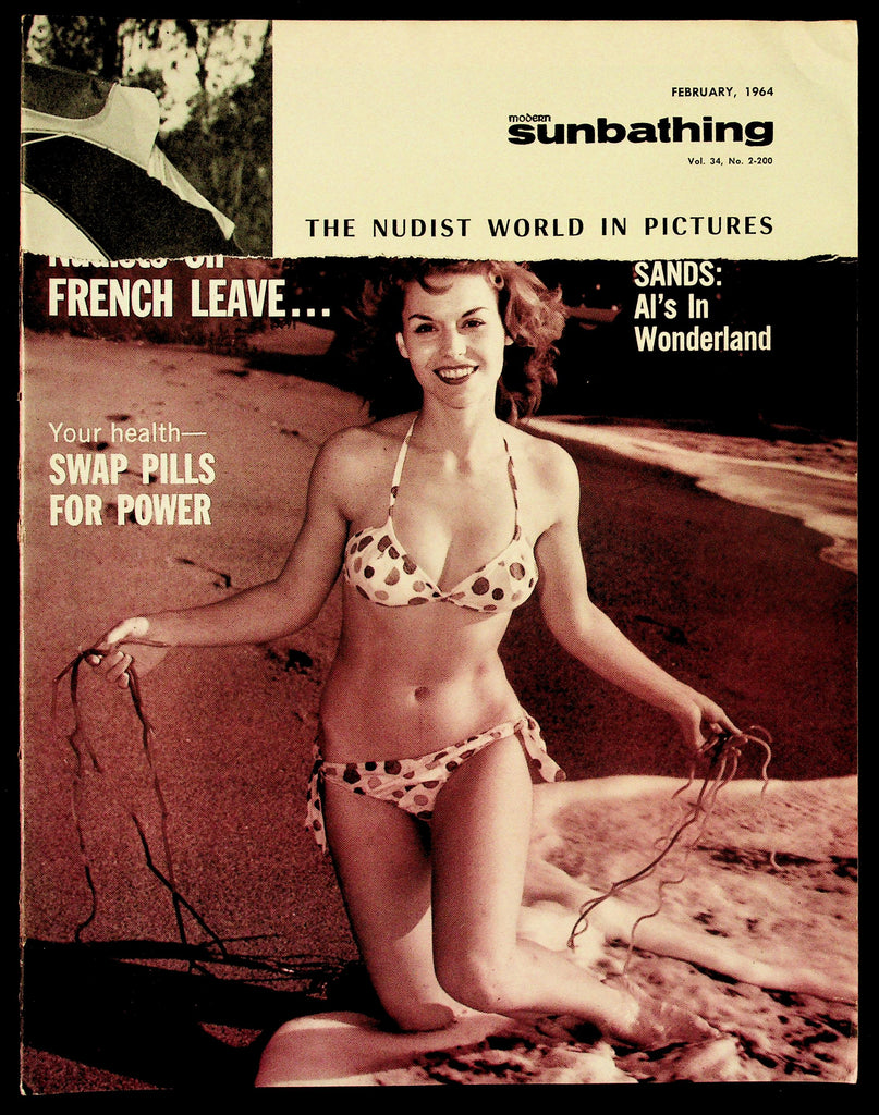 Modern Sunbathing Nudist Magazine V34, No. 2 Feb. 1964 Who Is Sylvia & More 082026hrp-34