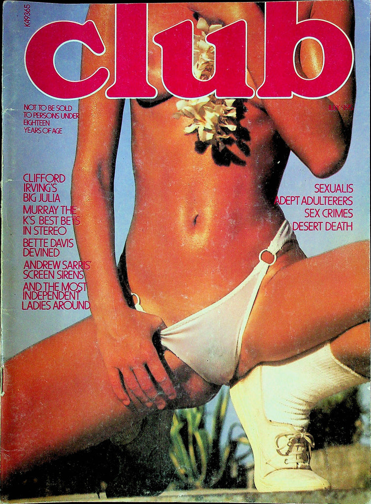 Club Magazine Ft. Julia Murray July 1977 111324RP
