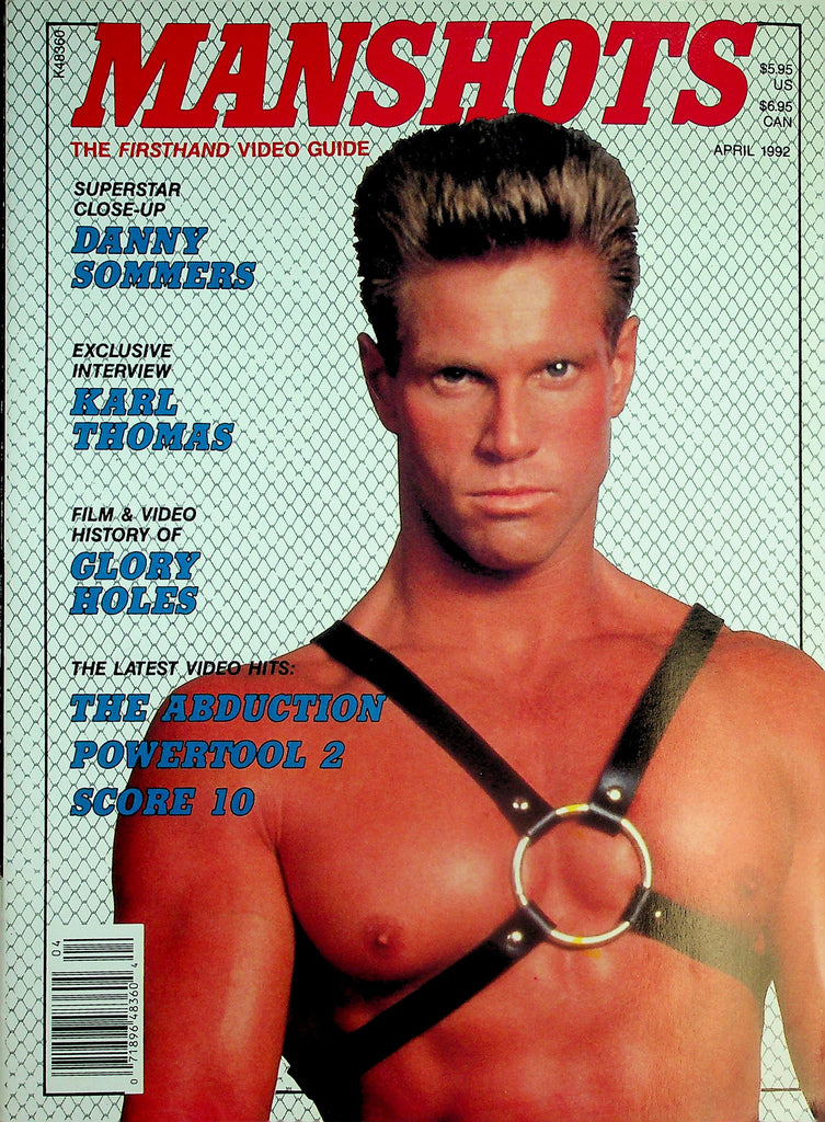 Manshots Gay Magazine   Danny Sommers / Karl Thomas  April 1992    041626lmp
