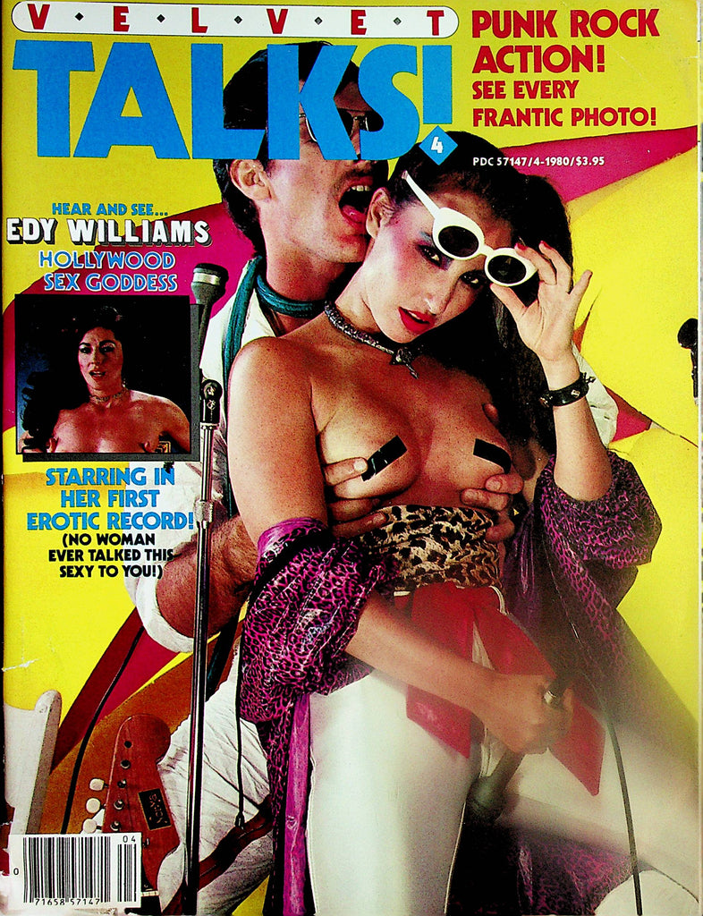 Cavalier Magazine  Punk Rock Action!  / Edy Williams Sex Goddess w/record  #4 1980       042924lm-p