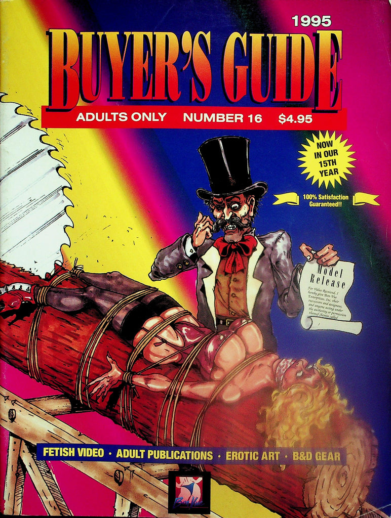 Buyer's Guide Catalog  Fetish Videos, Adult Publications, Erotic Art & B&D Gear  #16 1995     120325lmp