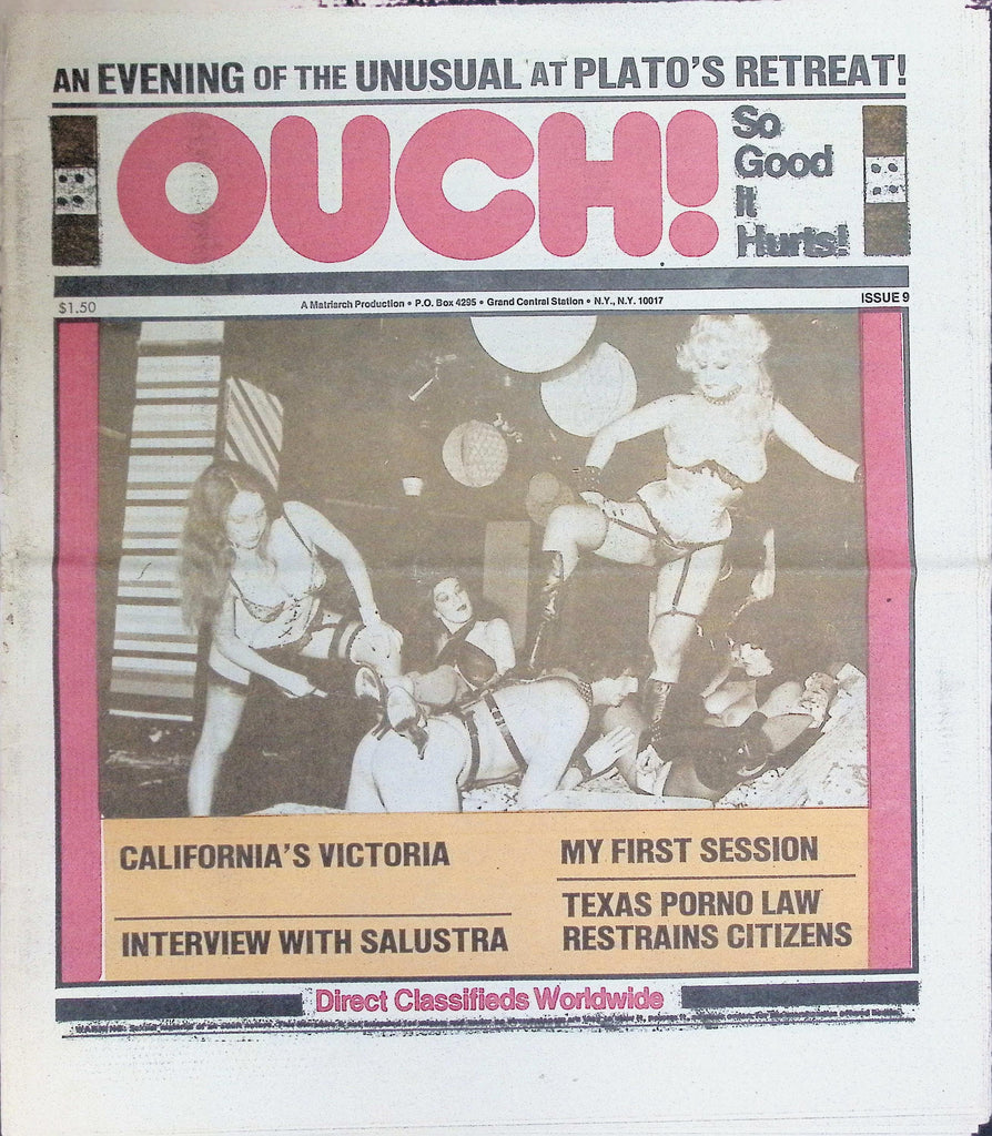 Ouch Newspaper Issue 9 1980s  Interview with Salustra   092626LLP2