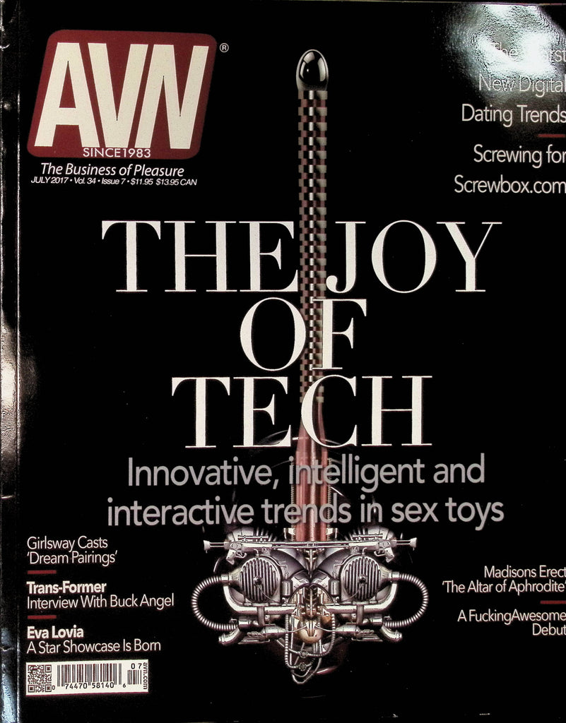 AVN Adult Video News Magazine July 2017 Eva Lovia Nina Skye Alexa Raye 102025AMP