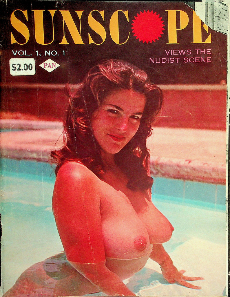 Sunscope Nudist Magazine  The Nudist Scene  vol.1 #1  1960's  082026lmp-GSC