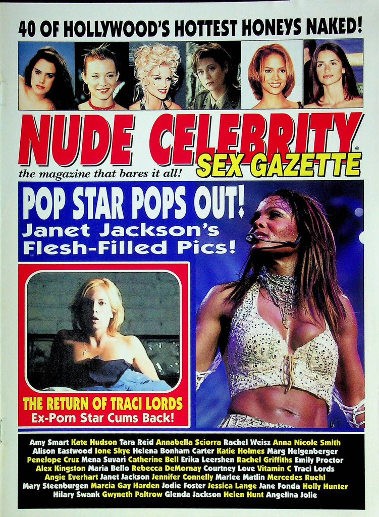 Nude Celebrity Sex Gazette Men's Magazine Janet Jackson 080724RP