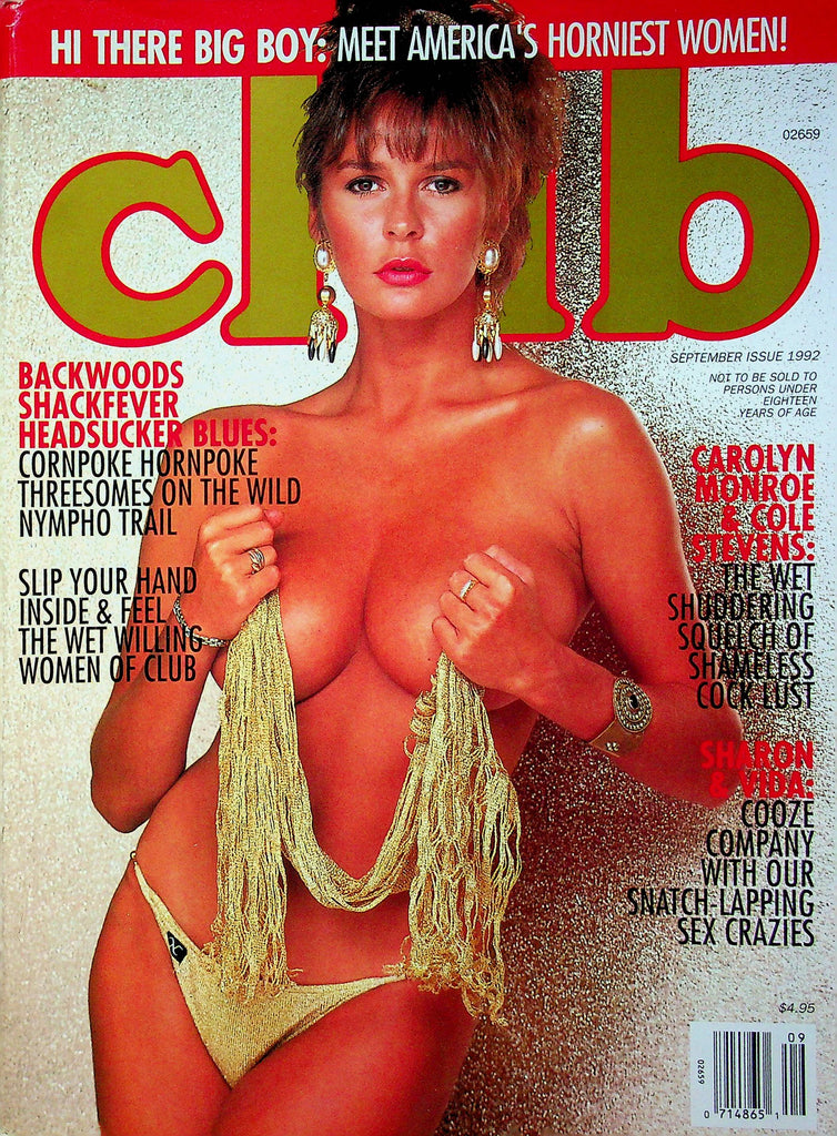 Club Magazine Carolyn Monroe & Cole Stevens September 1992 080523RP