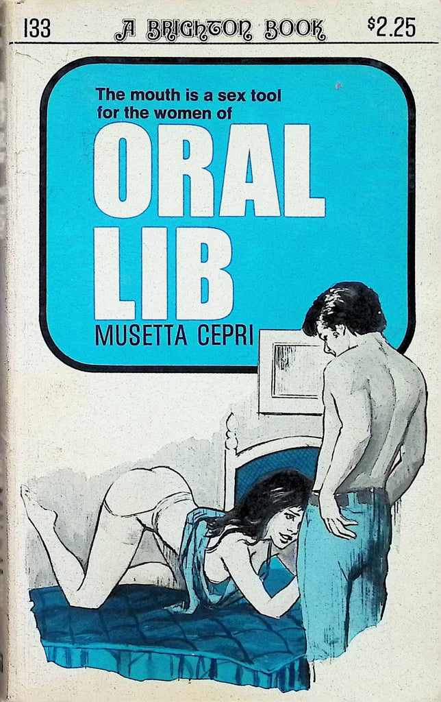 Oral Lib by Musetta Cepri 1970s 133 Brighton Book Adult Erotic Paperback Novel-060324AMP