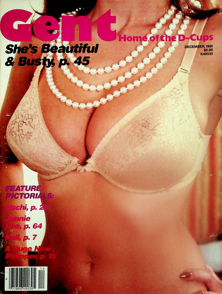 Gent Busty Magazine  Uschi Digard & More!  December 1981     102825lm-p2