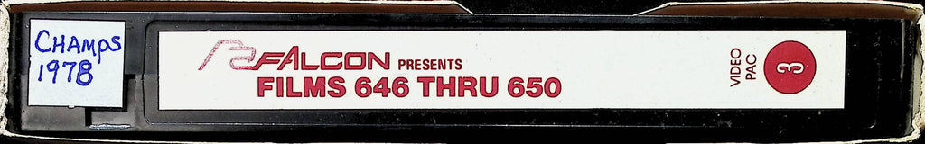 Films 646 Thru 650 1978 Falcon Gay Male VHS 100124AMPVHS