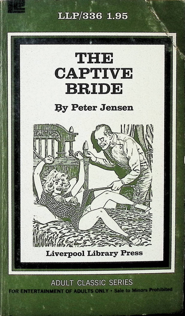 The Captive Bride by Peter Jensen LLP336 1973 Liverpool Adult Paperback Novel-091224AMP