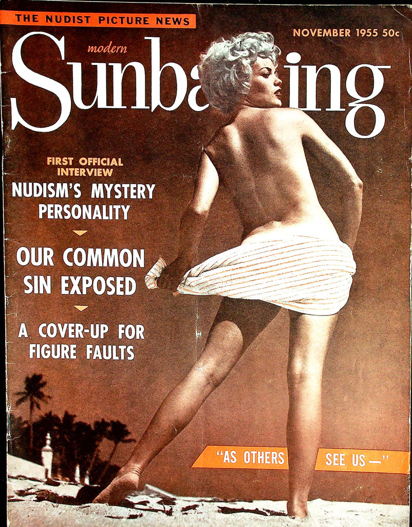 Modern Sunbathing Nudist Magazine   Our Common Sin Exposed  November 1955    013126lmp