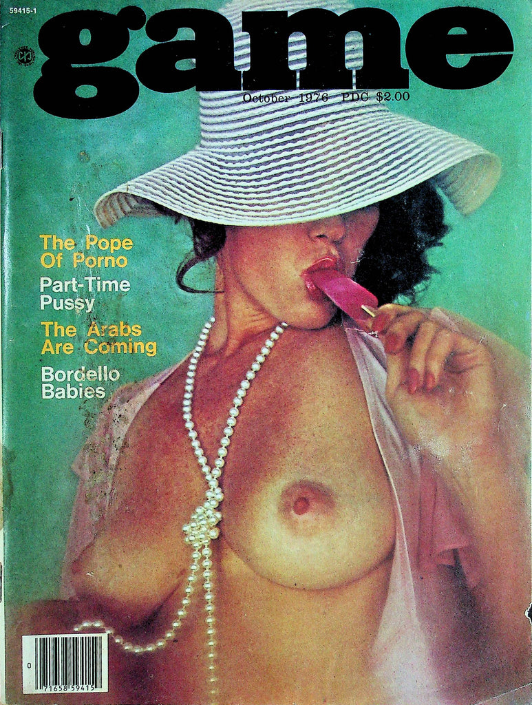 Game Men's Magazine The Pope Of Porno October 1976 112724RP