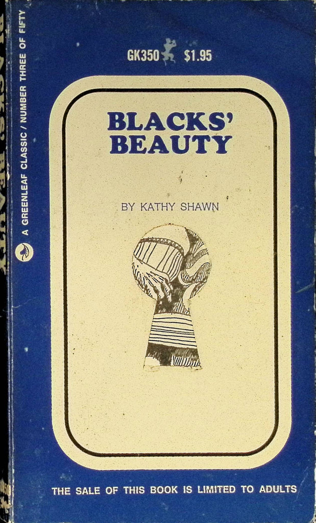 Blacks' Beauty by Kathy Shawn GK350 #3 1969 Greenleaf Classic Adult Paperback Novel 072525AMP