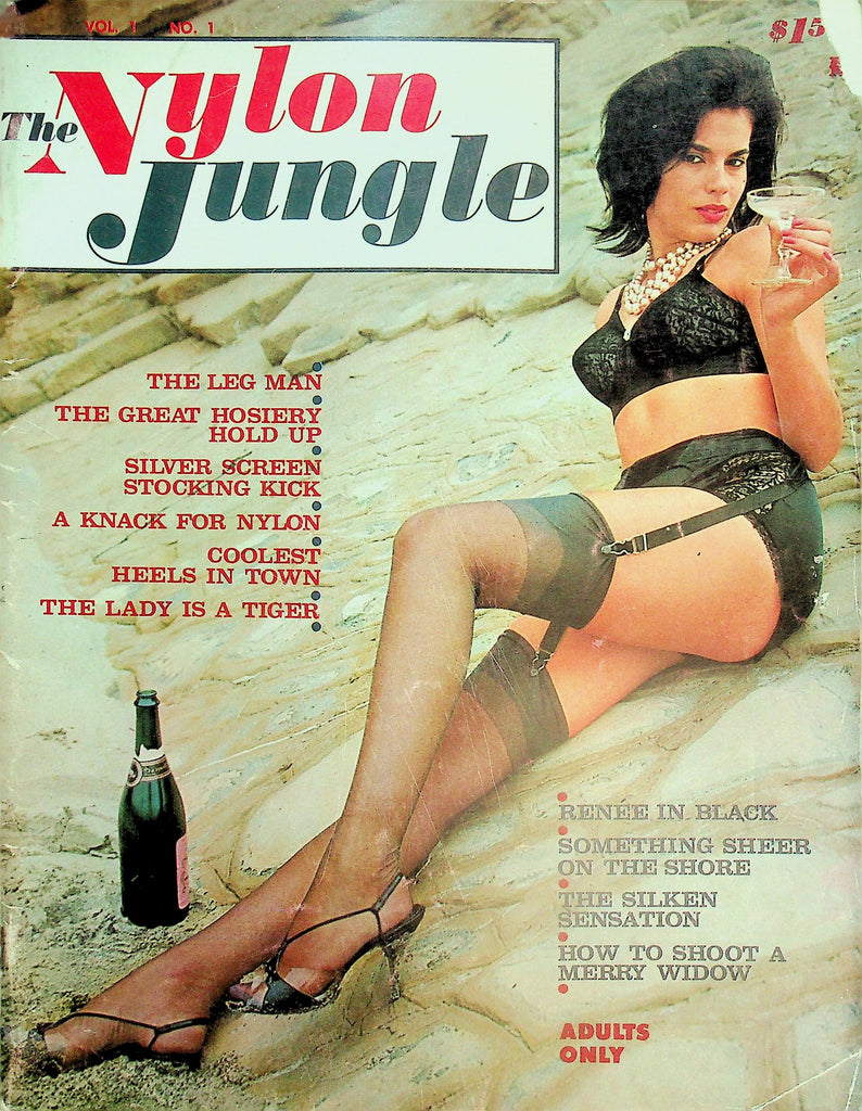 The Nylon Jungle Magazine  Brandy, Sheer On The Shore / Renee In Black  vol.1 #1  1962     060326lmp-GSC