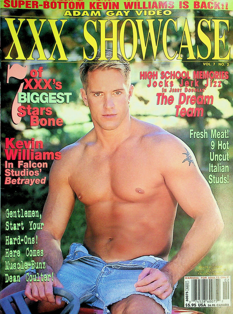 Adam Gay Video XXX Showcase Magazine  Cover Guy Kevin Williams  vol.7 #2 August 1999     042026lmp