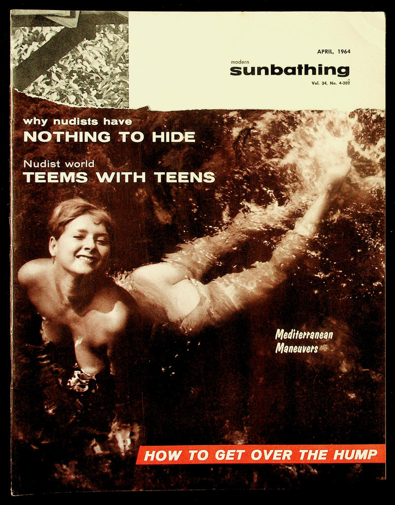 Modern Sunbathing Nudist Magazine V34 No. 4 April 1964 What's My Line & More 082026hrp-23