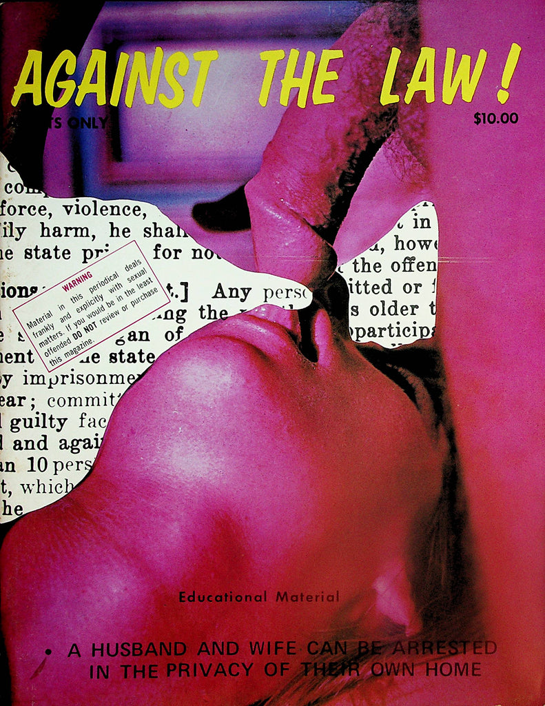 Against The Law! Magazine  Educational Material   Oralism And More!  1970's     051624lm-p
