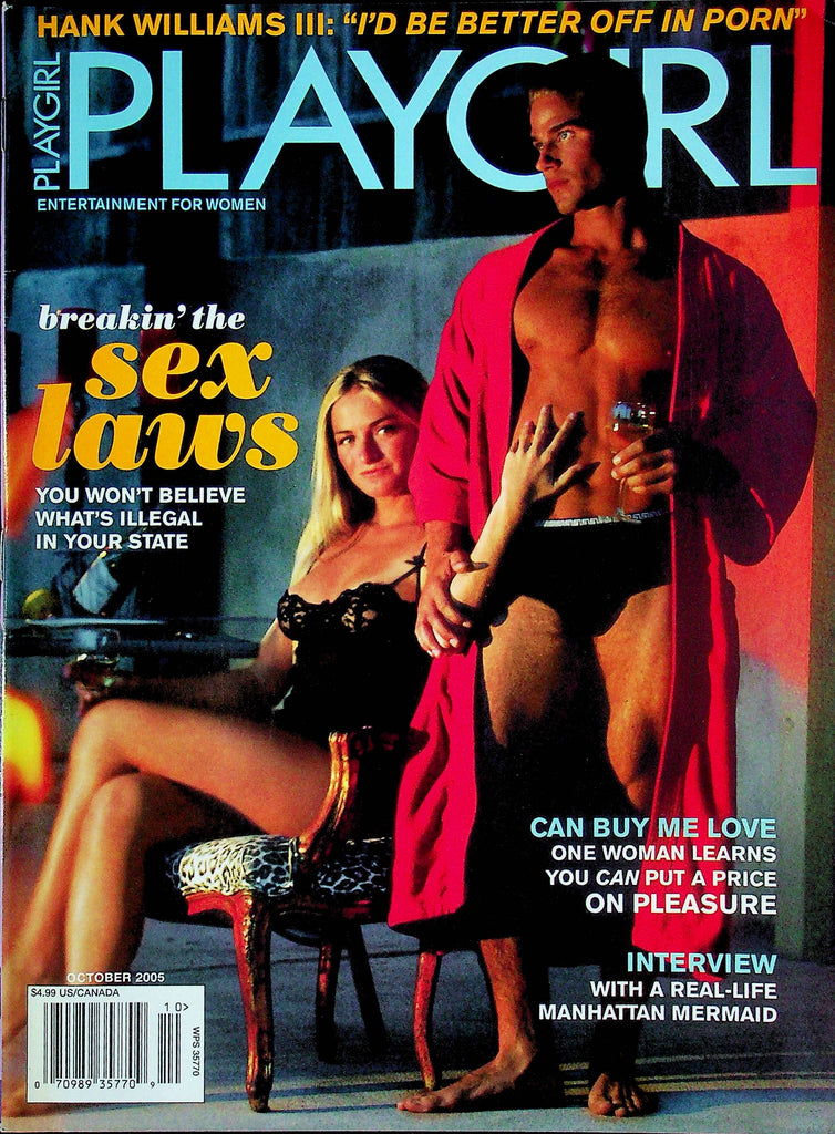 Playgirl Gay Magazine Hank Williams III October 2005 061424RP