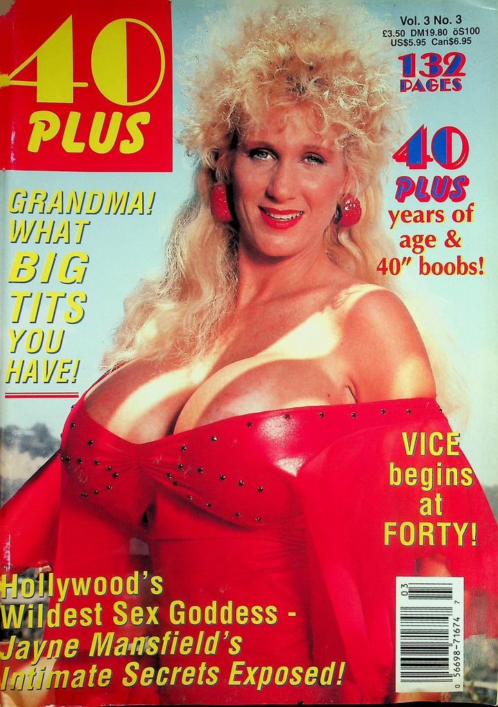 40 Plus Magazine  Centerfold Kim / Jayne Mansfield's Intimate Secrets  vol.3 #3  1993     062826lmp-GSC