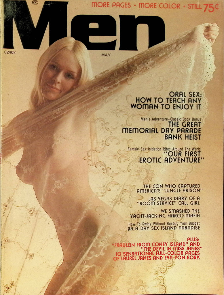 Men Magazine May 1975 Miss Jane Laurel Janes Eva Von Bork 101025AMP