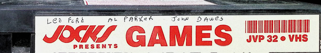 Games JVP32 Al Parker John Dawes Jocks Gay Male VHS 100324AMPVHS