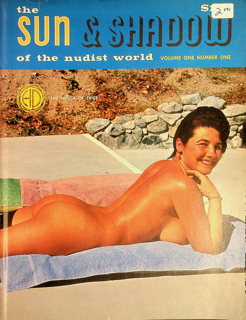 The Sun & Shadow Of The Nudist World Magazine "East Of Utopia" / Zoro Artists & Models  vol.1 #1  1960's House Of Price   090826lmp-GSC